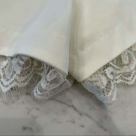 NWT Forever 21 off white lace hem shorts - Picture 15 of 16